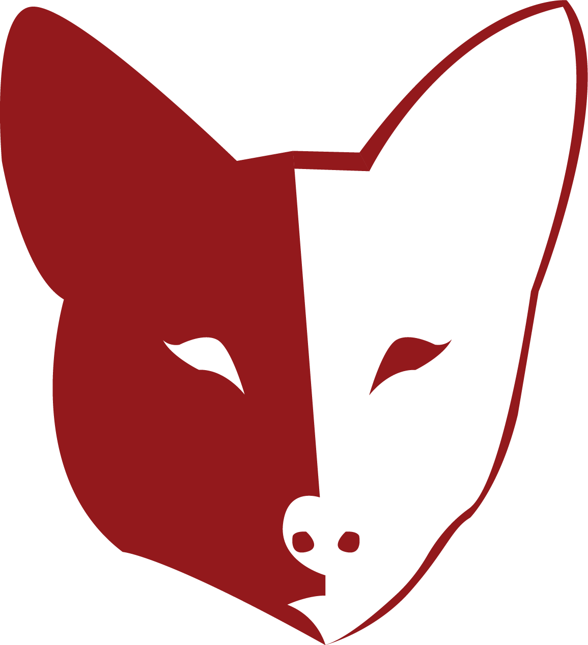 Primary logo of the Crimson Coyotes. It's a coyote head.