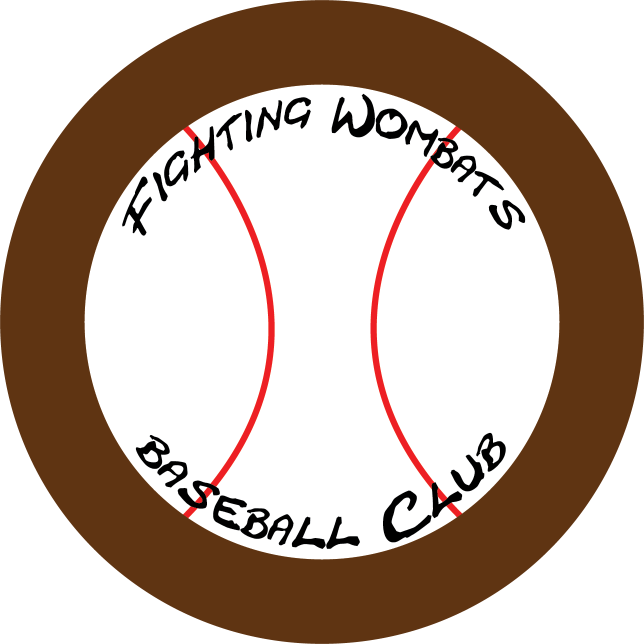 Primary logo of the Fighting Wombats. It is classic sign.