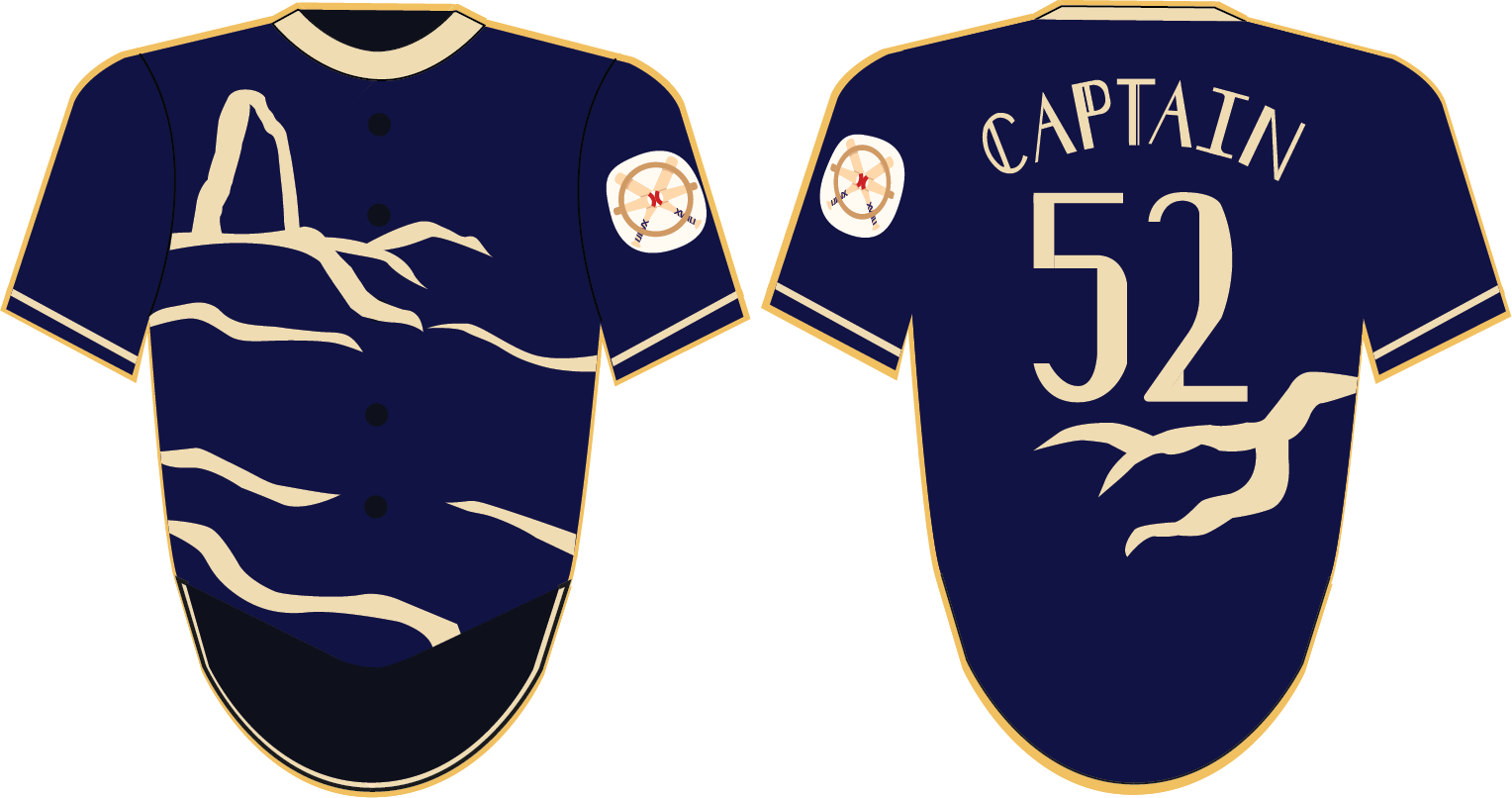 Picture of the Winona Wave Rider team home jersey front